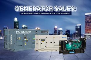 good generator sales for business