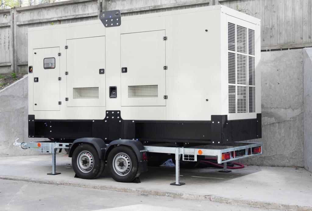 rented generator delivered